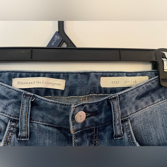 Pilcro By Letterpress Anthropology Jeans Size 28 Womans Comfy Casual Boyfriend - Picture 5 of 6